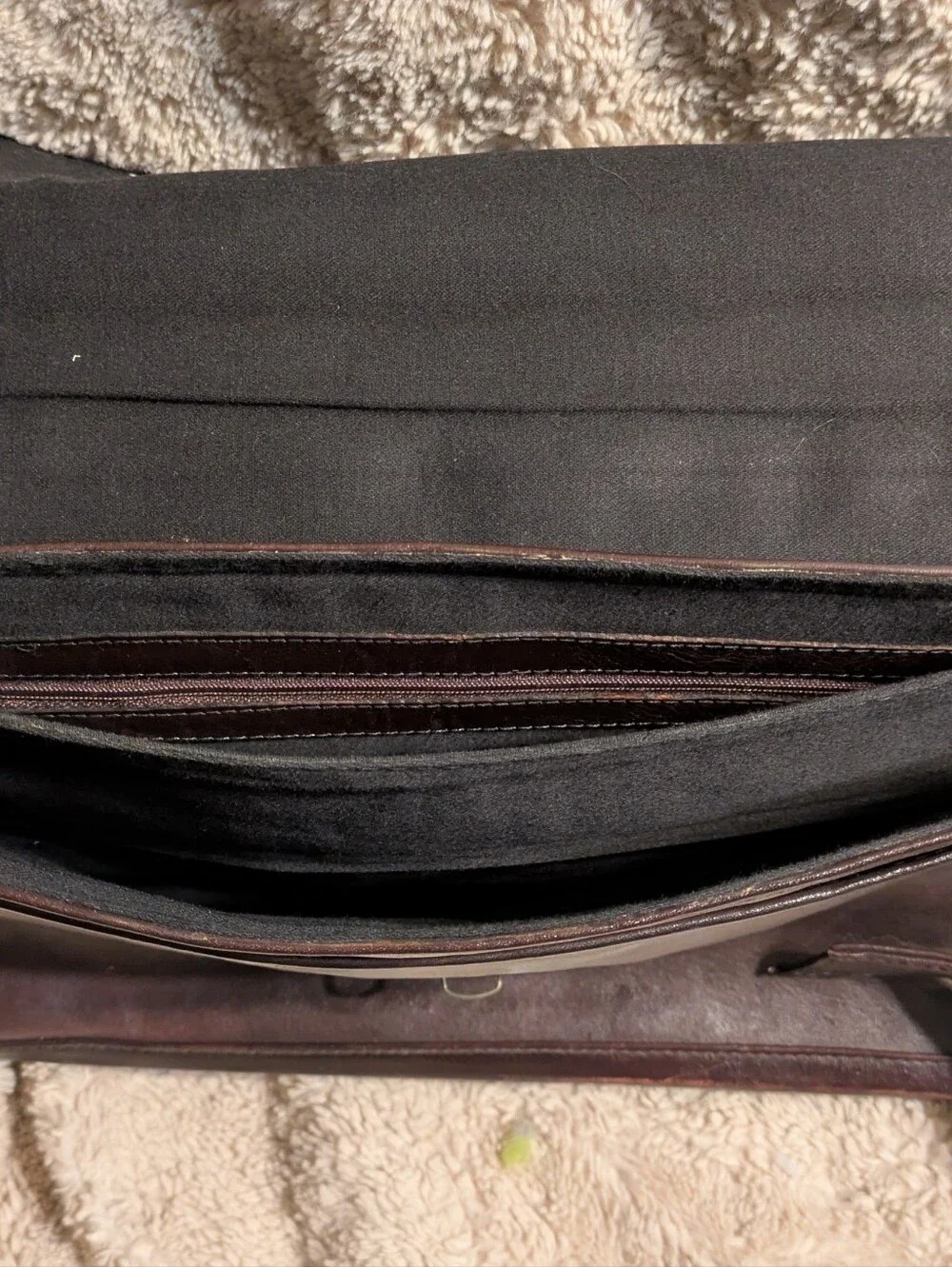 Hidesign Brown Leather Womens Briefcase Tote